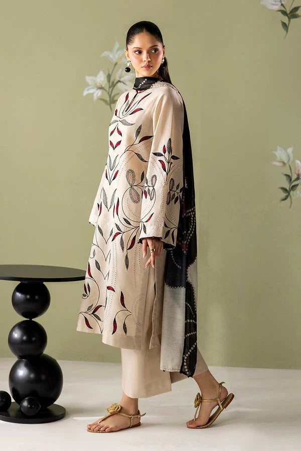 Luxury Embroidered Summer Lawn Suit